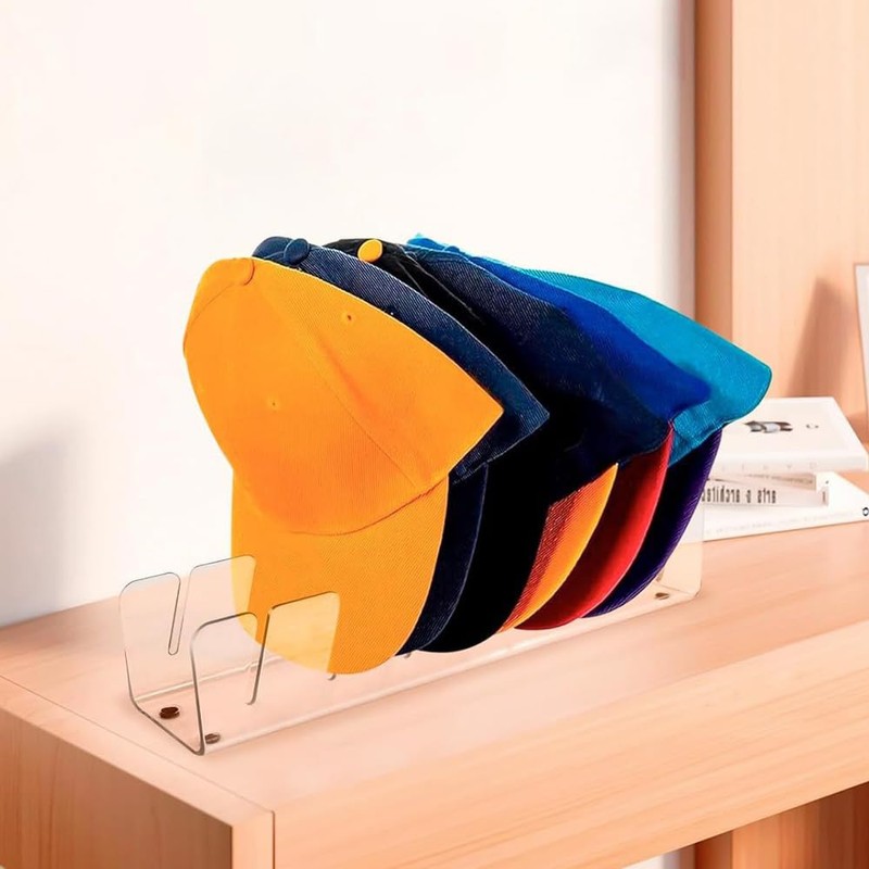 FRTKYGY Hat Stand for Baseball Caps, 2 Pcs No Install