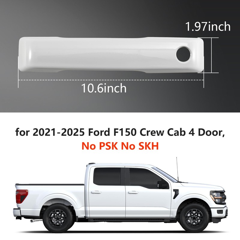 GearUp Door Handle Cover for Ford F150 Crew Cab 4