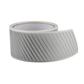 JINBING 2" Safety Silver Reflective Iron on Fabric Clothing Tape Stripe Heat transfer Vinyl Film M02 (2" x 33ft)