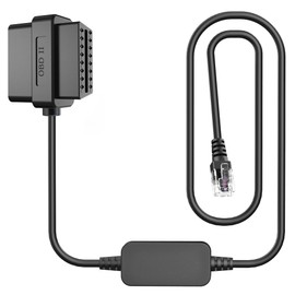 OBD Power Cable for Radar Detector,OBDII Adapter Cable for Radar Detector,Radar Detector Power Cable,Compatible with Escort MAX 360 Passport Unide R1/R3 Beltronics Radenso XP etc Radar Detector