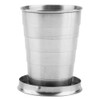 Aramox Collapsible Cup, Portable Outdoor Stainless Steel Collapsible Folding Cup