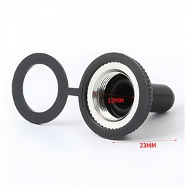 REYLNXR: Toggle Switch, Push Switch, Waterproof Cover, Dustproof, 0.5 inches (12 mm), Accessories (Product Contents: 0.5 inch (12 mm) Switch Cap, Set of 10