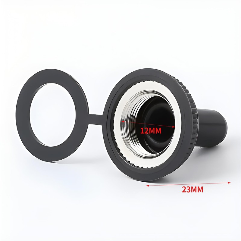 REYLNXR: Toggle Switch, Push Switch, Waterproof Cover, Dustproof, 0.5 inches