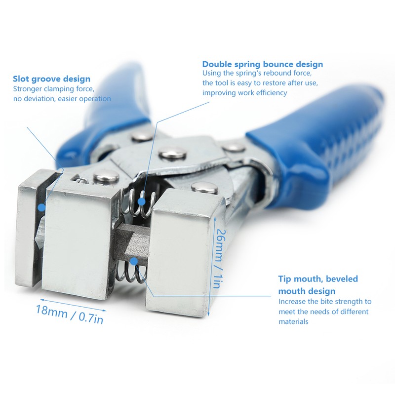 Aluminum Alloy 90 Degree Right Angle Folding Pliers for woodworking