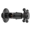 Solid Brass Angle Stop Valve Retro Thickened Cold Hot Triangle