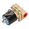 Electric Solenoid Valve Brass Structure Copper Coil 1 Way Flowing