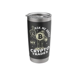 Crypto Trading Design For Crypto Traders Stainless Steel Insulated Tumbler