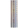 14 Sheets Temporary Gold and Silver Tattoo Bracelet Tattoo Metallic