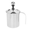 Manual Milk Frother 304 Stainless Steel Double Layer Brushed Process