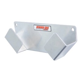 Extreme Max 5001.6772 Aluminum 4-Way Lug Nut Wrench Holder for Enclosed Trailers and Garage Storage - Silver