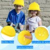 12 Casco Constructor Amarillo Plastico Bob Disfraz Fiesta