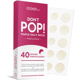 Essenze.me - Don't Pop Patch Hydrocolloidal Anti-Acne and Pimples - Waterproof, Fast Absorption - Effective Treatment of Blemishes - 40 Invisible Patches