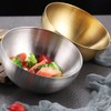 Giilayky Stainless Steel Salad Bowl Large Capacity Korean Soup Noodle
