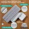 JOYMOOP Mop and Bucket with Wringer Set, White Flat Squeeze