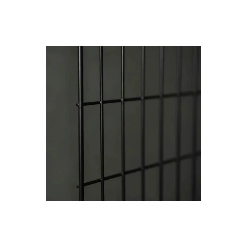 Pack 3 Rejas Exhibidoras Negras Reforzadas 1x.50m Cuadro 5