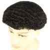 8MM Afro Wave Toupee for Men Human Hair System Thin
