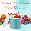 MATICAN Paper Ice Cream Cups with Lids, 40-Pack 325ml Soup