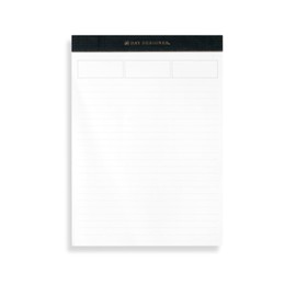 Day Designer Premium Planning Pad with 3-Column Lined Notes, Charcoal Design | 7” x 9” | expertly crafted for desktop planning, to-do list and notes (Desktop Notepad - 7" x 9", Charcoal)