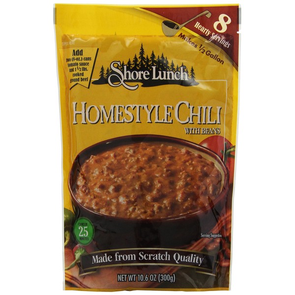 Shore Lunch Homestyle Chili With Bean Mix, 10.6000-Ounce (Pack of 3)