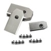 Trade-Shop 12 x Replacement Blades Stainless Steel 0.75 mm for