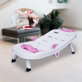 Children Shampoo Chair Kids Hair Washing Bath Seat Head Hair Rinser Salon Chair
