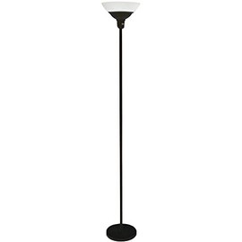 TORCHIERE Architectural Black Finish with 2 X 12W 2700K JA8 Compliant E26 Socket LED LAMP