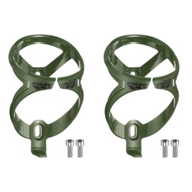 HARFINGTON 2pcs Bicycle Water Bottle Holder Ultra Lightweight Universal Bike Bottle Cages Cycling Cup Holder for MTB Road Gravel, Olive