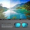 ATTCL Polarisierte Sonnenbrille Herren Sportbrille mit UV-Schutz Hexagonal TR90 Rahmen
