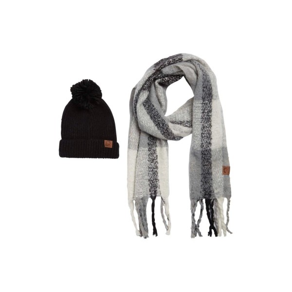 C&C California C & C CALIFORNIA Matching Pompom Beanie &