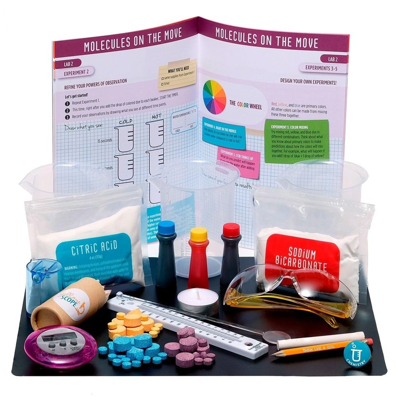 Yellow Scope Chemistry Kit, Science Experiment for Girls & Boys,