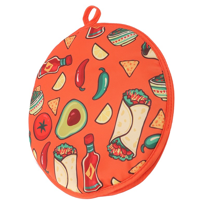 Tortilla Warmer Pouch 11.8 Inch Insulated Microwaveable Fabric Tortilla Keeper
