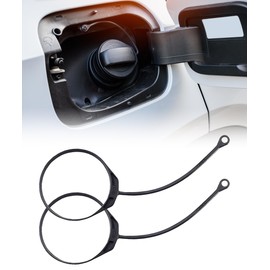 Flaconi 2PCS Car Fuel Rope,Gas Cap Tether,Fuel Cap Tether,Fuel Tank Cap Rope,Oil Fuel Cap Line Replacement,Inner Fuel Tank Cap Tether,Rubber Fuel Filler Gas Rope,Fuel Rope,Suitable for Most Models