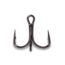 Mustad UltraPoint KVD Elite Series Triple Grip Treble Hook with 1 Extra Strong/2 Extra Short Hooks (Pack of 6), Black Nickel, 4