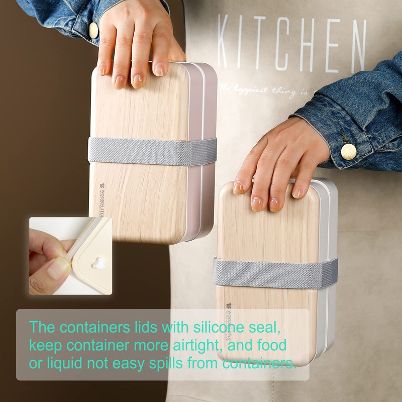 Original Bento Box Lunch Boxes Container Bundle Divider Lunch Container