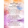 to a Special Couple Wedding Anniversary Poem Verse Greeting Card