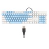 104 Key Mechanical Gaming Keyboard 28 Backlight Modes Blue Switch