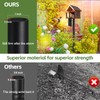Bird Feeder Pole,75" Outdoor Bird House Pole Kit Stand with