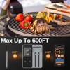 Meat Thermometer, Maypott Smart Wireless Bluetooth 2 Probes IP67 Waterproof