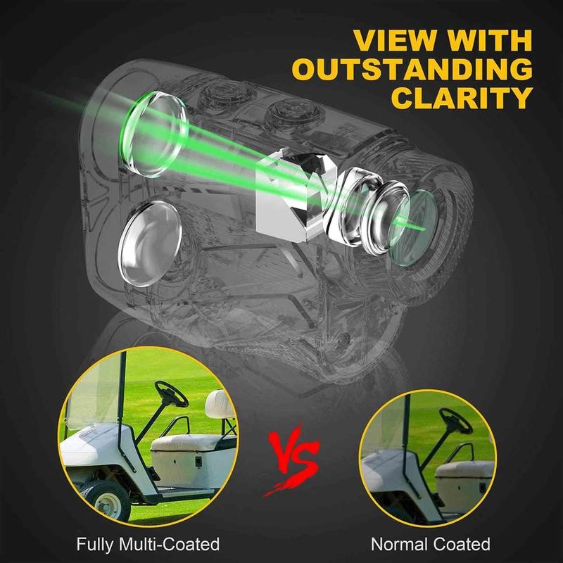 ACEGMET 1100 Yard 8 Mode Golf Laser Rangefinder with 6x
