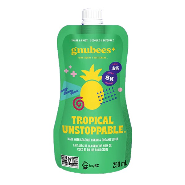 Gnubees Functional Fruit Shake Tropical Unstoppable 250mL