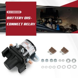 ZJTBLL 0100055000 Battery Disconnect Relay for RV - 12V Latching Solenoid, Compatible with Intellitec 01-00055-000