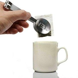 Stainless Steel Infuser Tea Strainer Tea Spoon Ball and Tea Bag Squeezer
