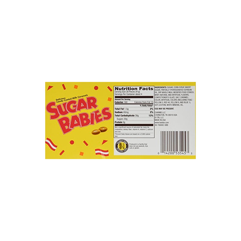 Pack of 2 - Sugar Babies Milk Caramels Candy(6 Oz)