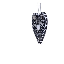 Nemesis Now Spirit Board Planchette Hanging Ornament 8.5cm, Resin, Black, Spirit Board Hanging Ornament, Gothic Alternative Festive Decoration, Cast in the Finest Resin, Expertly Hand-Painted