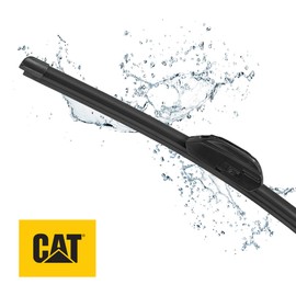 Caterpillar Clarity Premium Performance All Season Replacement Windshield Wiper Blades for Car Truck Van SUV (16 Inches (1 Piece)), Black