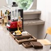 Yangbaga Rustic Wooden Serving Trays with Handle - Set of