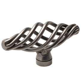 Cosmas 5 Pack 9991WN Weathered Nickel Cabinet Hardware Birdcage Knob