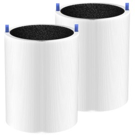 isinlive 2 Pack 311i+ Max Replacement Filter Compatible with Blueair Blue Pure 311i+ Max Air Purifiers, H13 True HEPA and Activated Carbon Air Filter for Blue Pure 311i+ Max, Compare to part #F3MAX+