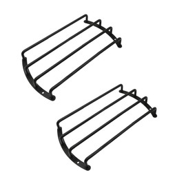 ZNDAW 2 PCS Car Speaker Grill Cover, 8 Inch 4 Bar Audio Subwoofer Grill Grille Cover Guard, Universal Metal Bars Speaker Grille Protective Covers for Car Audio Subwoofer