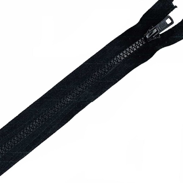 Plush Addict Heavy Duty Chunky Plastic Open-Ended Zip Fasteners for